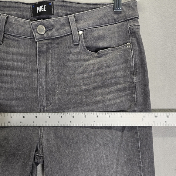 Paige  jeans hoxton ultra skinny style Size  Women's 31 Gray - Picture 7 of 11